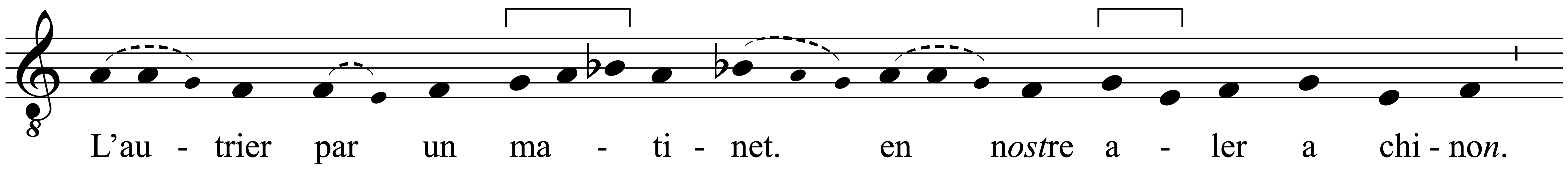 Work musical notation